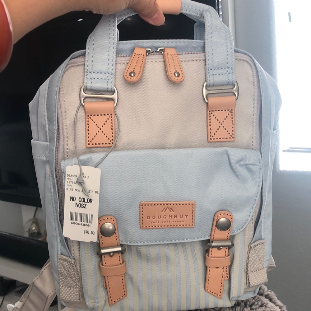 Doughnut Macaroon Mini Stripe backpack new rare